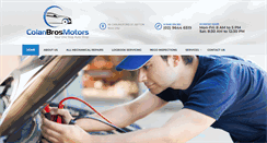 Desktop Screenshot of colanbrosmotors.com.au